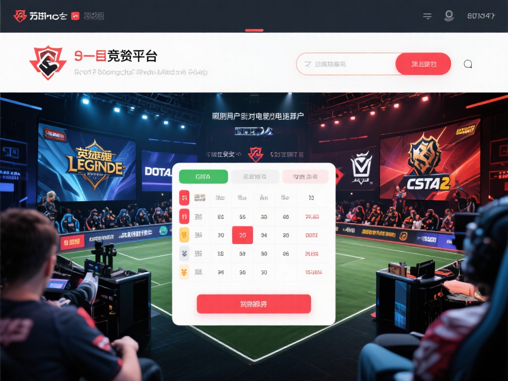 简单来说，电竞竞猜平台是一个允许用户对电子竞技比赛